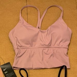 Pink Crop Amazon Workout Top Built in Bra